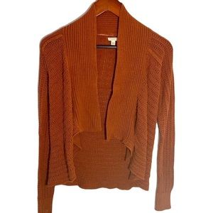 Sonoma Knit Cardigan in Burnt Orange Size XS